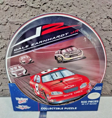 Rompecabezas coleccionable Wincraft Sports Dale Earnhardt Jr. 500 piezas nuevo sellado lata Foto 1 de 4