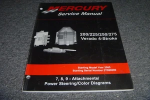 2008-2010 Mercury 200 225 250 275 Verado Outboard Steer Service Manual 2009 xz - Bild 1 von 8