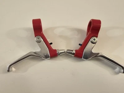 NOS Mid-School BMX Brake Levers...Red...Bike...Bicycle - Image 1 of 4