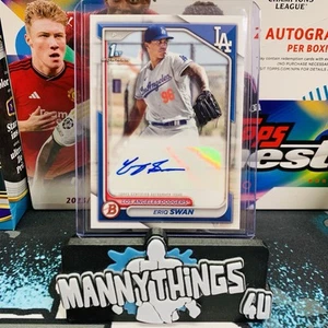 2024 Bowman Eriq Swan 1st Auto #PPRA-ESW LA Dodgers ๐ฅ - Picture 1 of 3