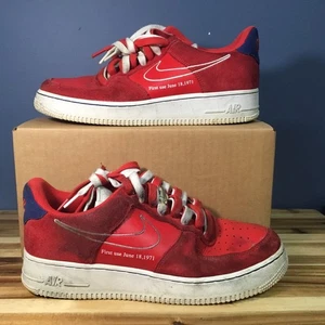 Nike Air Force 1 Low Size 9 First Use University Red - Picture 1 of 6