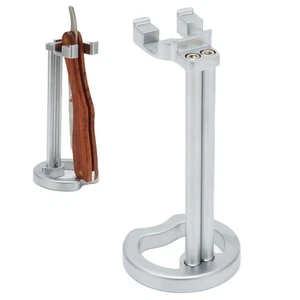 Men 's Shaving Stand Holder Manual Beard Cutter Tool Rack Razor Storage Stand - Picture 1 of 11