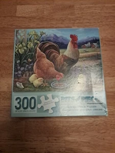Rompecabezas de arte Oleg Gavrilov de 300 piezas sin abrir "Galo ámbar y familia" 18"x24" - Imagen 1 de 6