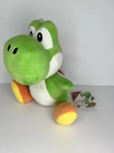 Yoshi grün Plüsch Nintendo Super Mario All Star 8 Zoll San-El Co NEU mit Etikett - Bild 1 von 12