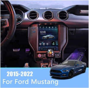 10.4" For 2015-2022 Ford Mustang Car GPS Radio Navigation Stereo 4G+64G Carplay - Foto 1 di 17
