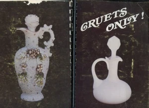 RARE ANTIQUE CRUETS ONLY GUIDE GLASS DESIGNS PATTERNS STYLES MILK ART CERAMIC+++ - Picture 1 of 3