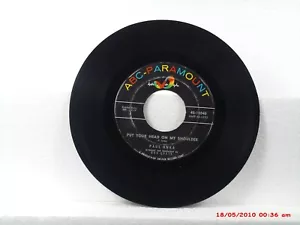 PAUL ANKA-(45)-PUT YOUR HEAD ON MY SHOULDERS /DON'T EVER LEAVE ME ABC PARA.-1959 - Picture 1 of 2