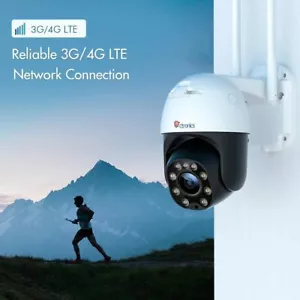 3G/4G LTE Überwachungskamera Aussen Unterstützung SIM-Karte, Ctronics PTZ Kamera - Bild 1 von 7