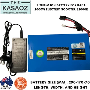 Lithium Ion 60V 20Ah Battery charger For KASA 2000W Electric Scooter S2000R - Picture 1 of 6