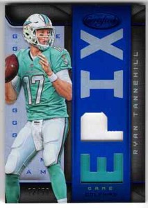 RYAN TANNEHILL E 2016 Certified Mirror Blue Epix Dual Jersey Relic!!  22/50!