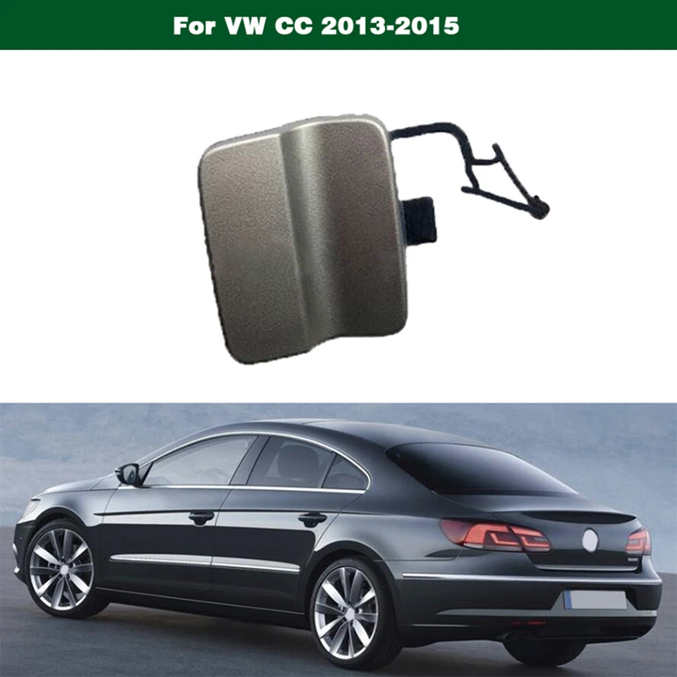 Tapa de enganche de remolque para parachoques trasero para Volkswagen CC 2013-2015 Foto 1 de 3