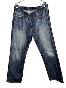 Levi’s 514 Jeans Mens 38x30 Straight Premium Denim Dark Wash Relaxed - Picture 1 of 8