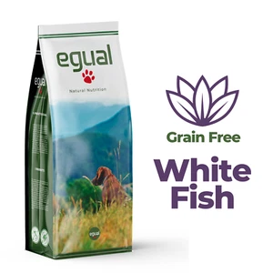 GRAIN FREE - EGUAL - WHITE FISH formulato senza cereali ricco di Omega 3 15Kg - Foto 1 di 2