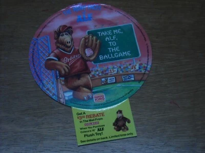 33 RPM,  FLEXI DISC.  MANY FACES OF ALF.   BURGER KING.  TAKE ME TO THE BALLGAME - Image 1 of 2