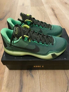 Nike Kobe X 10 Vino Poison Green Men’s Size 9 - New With Box - 705317-333 - Picture 1 of 7