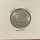2000 Cook Islands 5 Cents - Elizabeth II & Tangoroa Dong God FAO Coin - BU