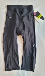 Nishiki Womens Padded Black Cycling Biking Pants Bike Capris NEW With Tags - Picture 1 of 9