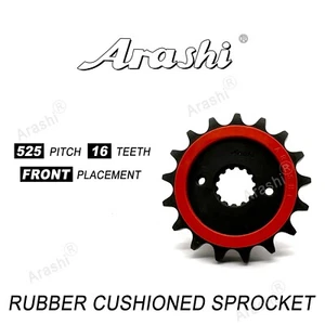 Piñón delantero 525 Pitch 16T para Yamaha XSR700 XSR900 2016-2020 goma acolchada - Imagen 1 de 4