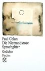 Die Niemandsrose/Sprachgitter By Celan **Brand New**