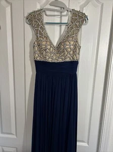 Night Studio formal dress size 4 Royal Blue - Picture 1 of 8