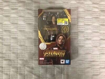 Boneco de ação Bandai S.H.Figuarts Avengers Infinity War Star Lord NOVO do Japão - Imagem 1 de 4