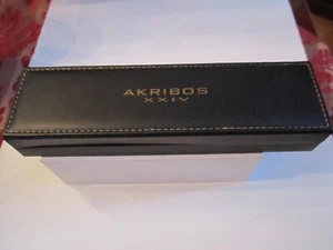 AKRIBOX XXIV WATCH BOX WITH 2 AKRIBOX WATCH LINKS - Picture 1 of 5