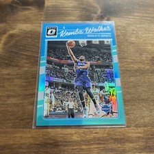 2016-17 Panini Optic Kemba Walker Teal Holo /25 1st Year Optic