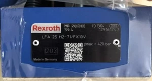 NUOVA valvola Rexroth R9007010 LFA25H2-71/FX10V spedizione veloce - Foto 1 di 1