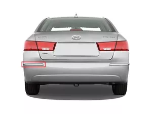 Rear Bumper Chrome Molding Trim Left Driver Sonata 2009-2010 OEM Set of 2 - Bild 1 von 4