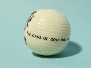Keresley GOLF BALL First Played in 1448 Arcadian Crested China - Picture 1 of 7