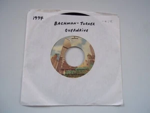 BACHMAN-TURNER OVERDRIVE You Ain't Seen Nothing Yet - 45 RPM 7" Record 1974 BTO - Picture 1 of 6