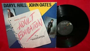 DARYL HALL & JOHN OATES Adult Eduction / Maneater 12" DJ Vinyl RECORD 1983 - Picture 1 of 4