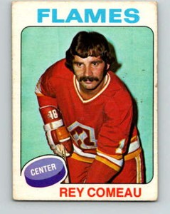 (HCW) 1975-76 O-Pee-Chee #248 Rey Comeau NHL  Flames 9471