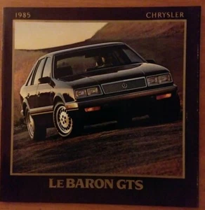 1985 Chrysler LeBaron GTS Sales Brochure  - Picture 1 of 6