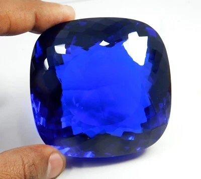 Natural 1190.50Ct Mind Blowing AA+ Blue Tanzanite Radiant Cut Certified Gemstone - Image 1 of 4