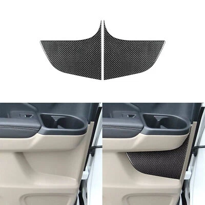Real Carbon Fiber Rear Door Panel Cover Trim For Honda Ridgeline Passport Pilot - Image 1 of 4