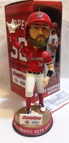 2016 POTOMAC NATIONALS BRYCE HARPER "2015 MVP" SGA BOBBLEHEAD PHILLIES ~ NIB Cover