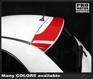 Fiat 500 Sport Spoiler Wing Top Highlight Stripe Decal 2012 2013 2014 2015 - Picture 1 of 2