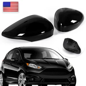 Nuevo espejo retrovisor lateral para Ford Fiesta 2011-2017 borde negro brillante - Imagen 1 de 7