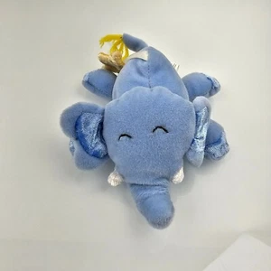 Carters Emu Namae Stuffed Plush Blue Elephant Star Crib Mobile Toy 5"