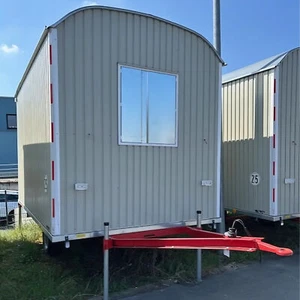 Bauwagen Baustellenwagen 25km/h mit Einrichtung 350cm/220cm/230cm LKW-Zugöse NEU - Bild 1 von 7