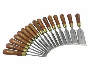 Premium 16 Piece Chisel Set with European Hornbeam Handles - Picture 1 of 6