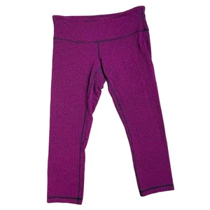 Leggings Lululemon Púrpura Capri Recortados Pata de Gallo Talla 8 - Imagen 1 de 10