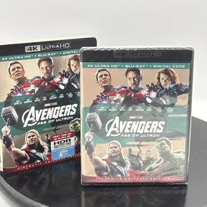 NOS AVENGERS AGE OF ULTRON 2015 4K UHD + BLU-RAY + SLIPCOVER Ch23 - Picture 1 of 6