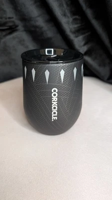 Corkcicle Marvel Black Panther Stemless Wine Tumbler New Perfect Condition 12oz - image 1 of 4
