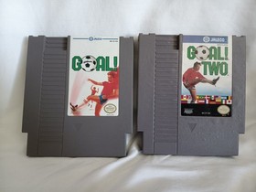 JALECO GOAL! & GOAL! TWO NES SOCCER GAME LOT!!!