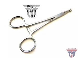 Septum CQ Clamp Forceps 6" Eyebrow Ear Nose Lip Tongue Nipple Piercing Jewelry - Picture 1 of 6
