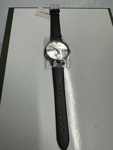 Reloj de pulsera clásico Emporio Armani AR0398 correa marrón de cuero - Imagen 1 de 12