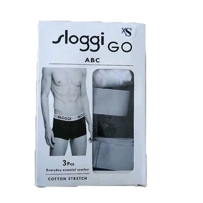 Sloggi go ABC everyday essential comfort cotton stretch boxer 3 Pcs