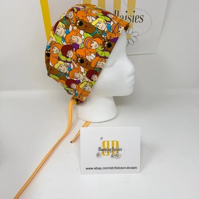 The Scooby Gang Unisex Skull/Chemo Surgical Scrub Hat/Cap - Image 1 of 3